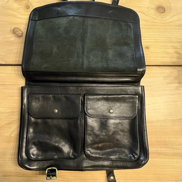 NWOT I Medici Leather Firenze Briefcase Messenger Bag - Picture 11 of 14